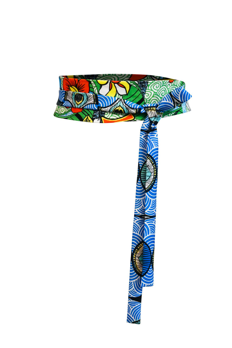 Osa Reversi Obi Belt Blue EWA NAIBU Straps OA OG – OliveAnkara