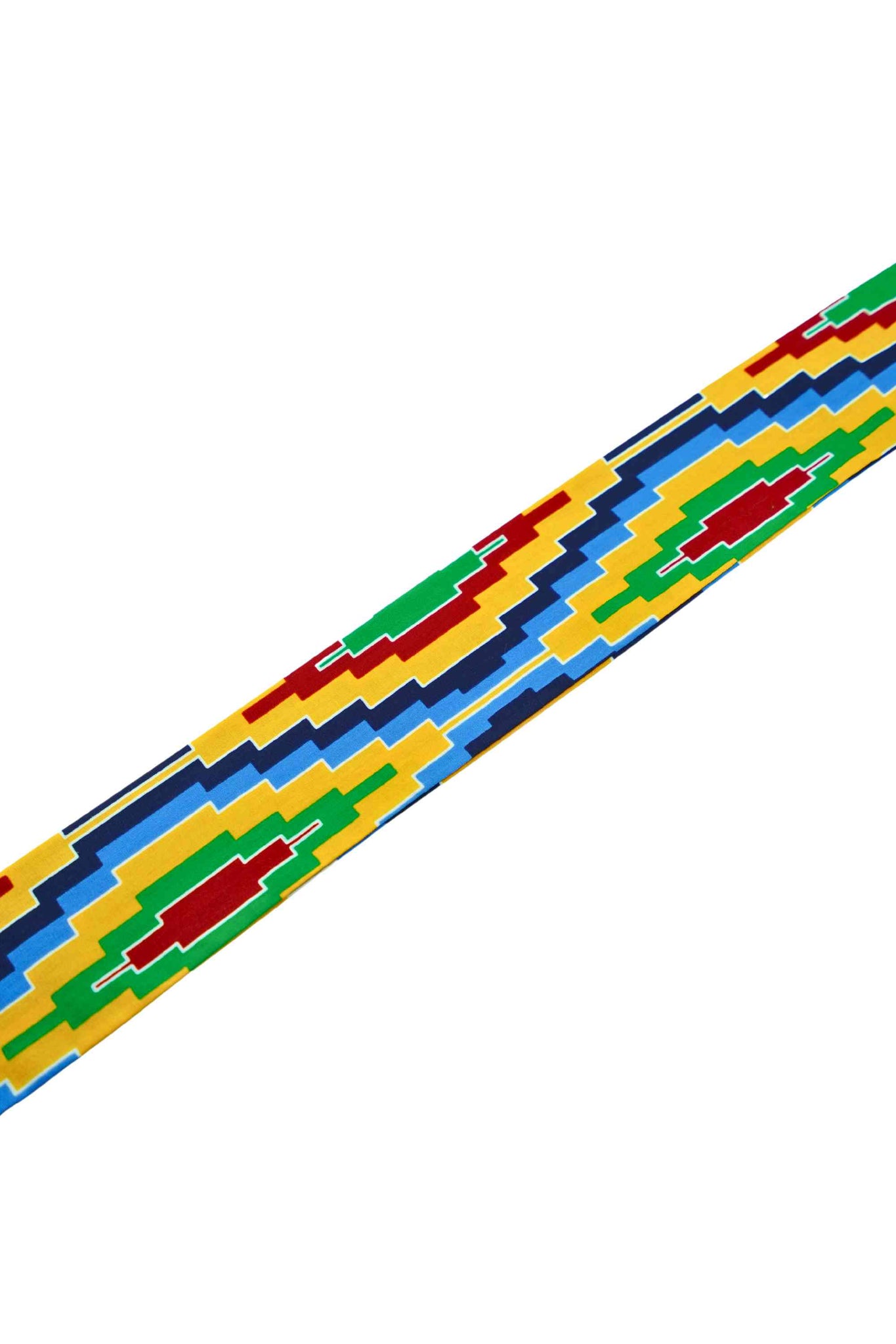 Kente Yellow / Green / Blue / Red / Black Tie-Up Headband
