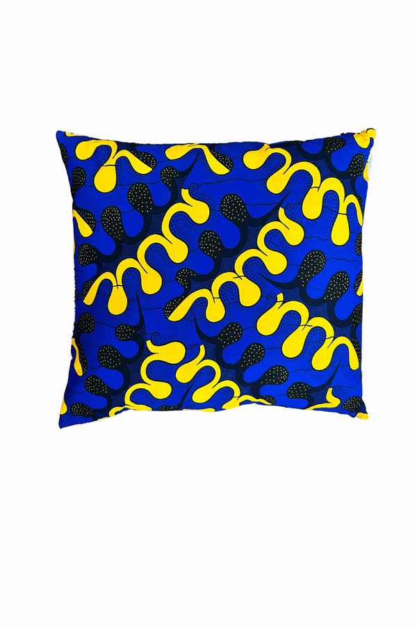 African Fabric Wax Print Cushion Cover - Mix Print -  1