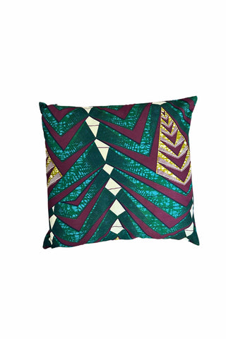 African Fabric Wax Print Cushion Cover - Mix Print -  3