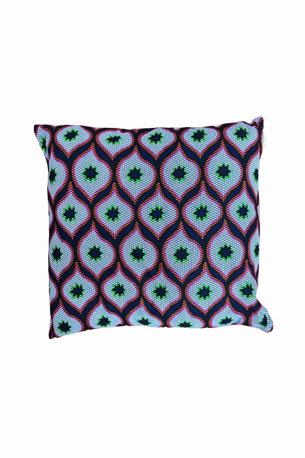 African Fabric Wax Print Cushion Cover - Mix Print -  3