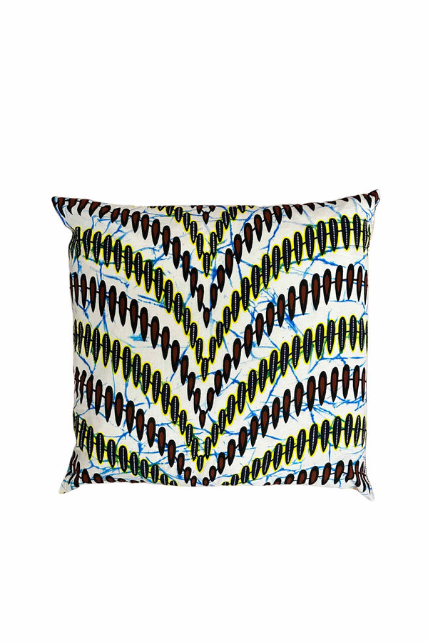 African Fabric Wax Print Cushion Cover - Mix Print -  4
