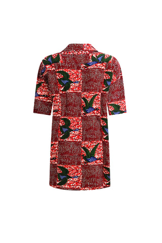 Ashanti Unisex Shirt  - Red White & Green Onyame Sɛn Print