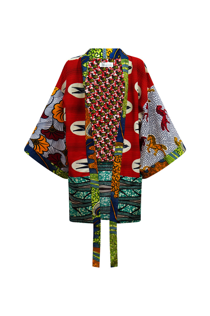 Busayo Medley Unisex Afromono - Mix & Match African Ankara Wax Cotton Print