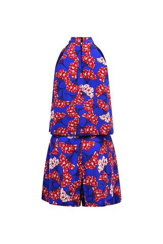 Alika Twin Set - Blue and Red Rolls Royce Print