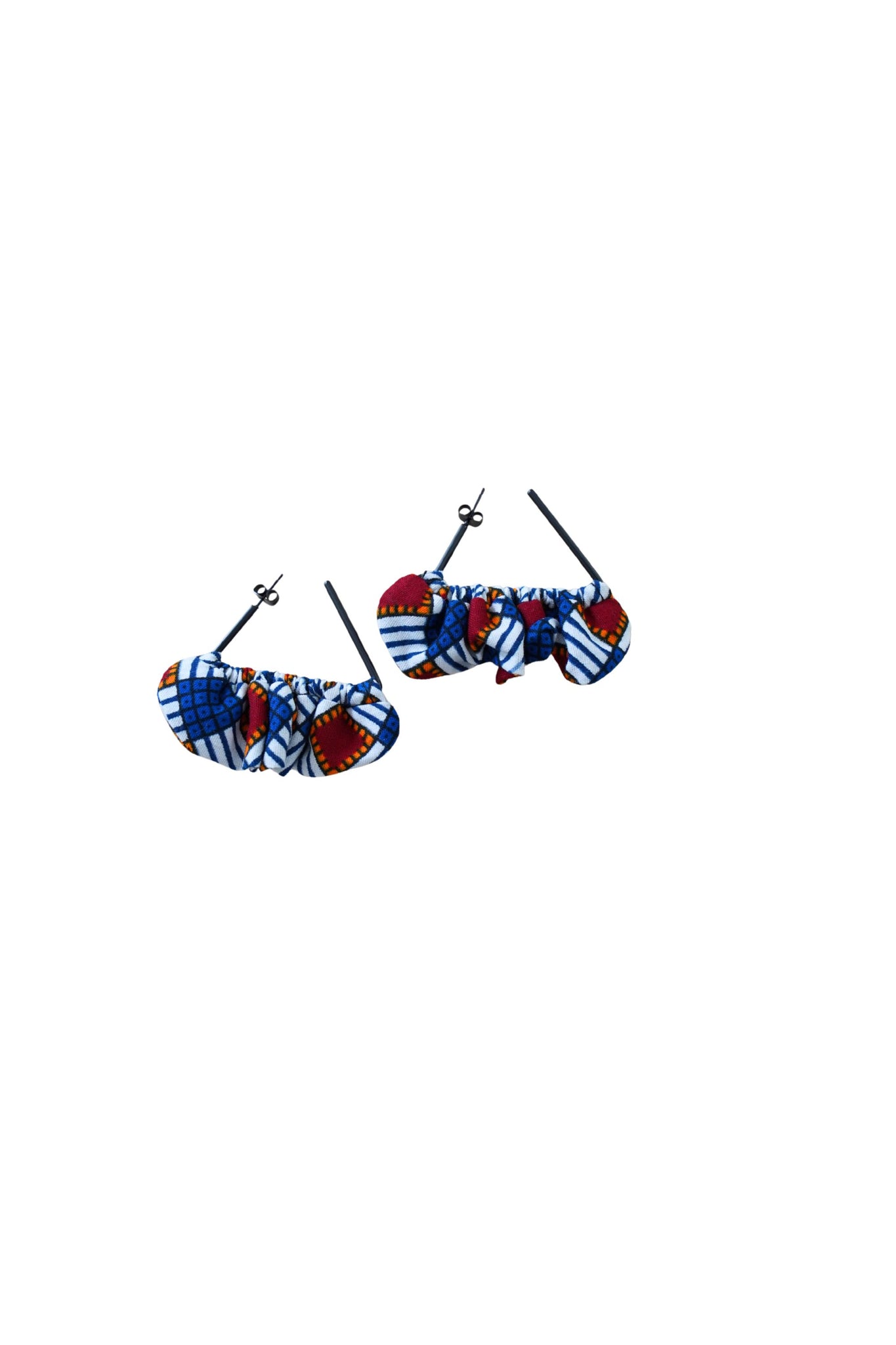Earrings - 146 - African Ankara Wax Cotton Print