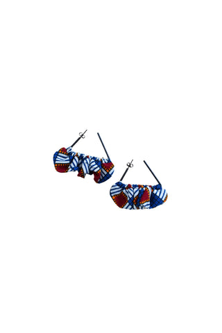 Earrings - 146 - African Ankara Wax Cotton Print