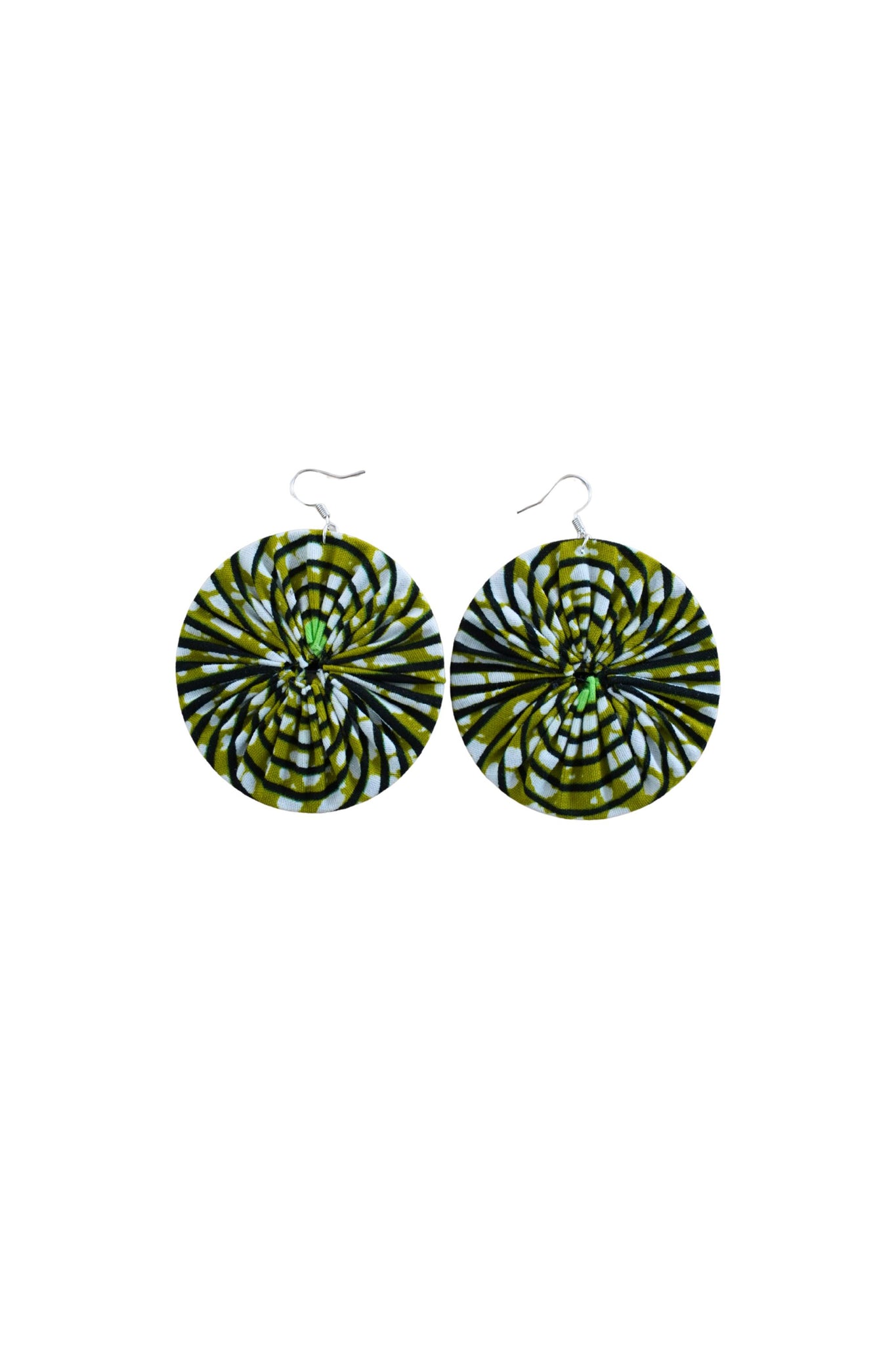Earrings - 147 - African Ankara Wax Cotton Print