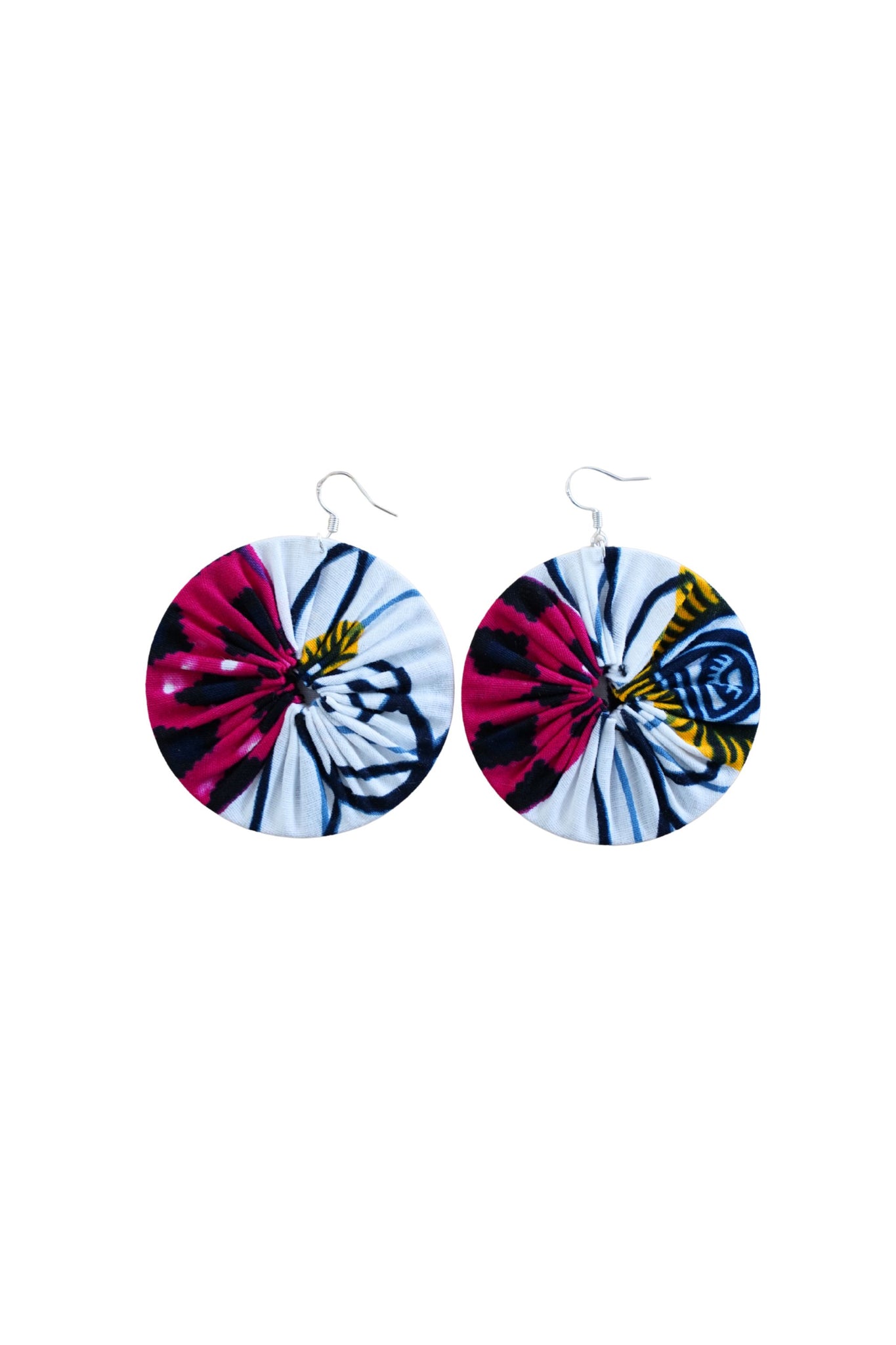 Earrings - 150 - African Ankara Wax Cotton Print
