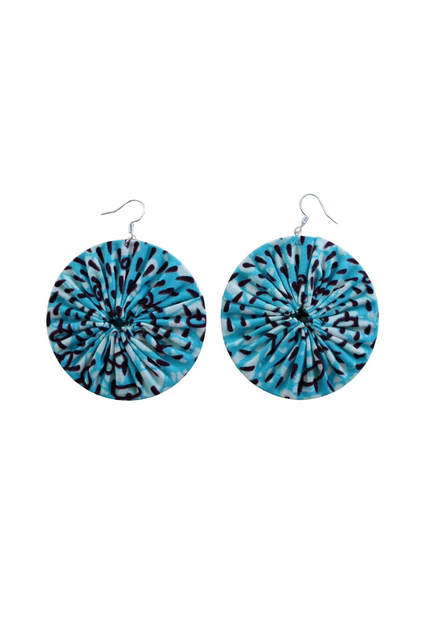 Earrings - 190 - African Ankara Wax Cotton Print