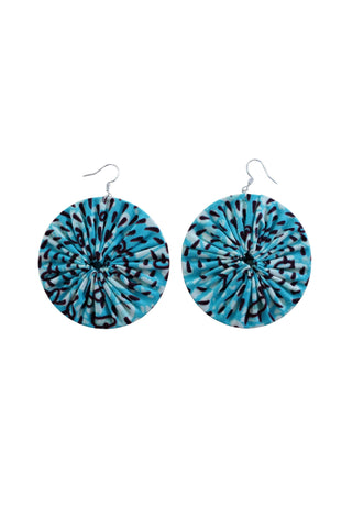 Earrings - 190 - African Ankara Wax Cotton Print
