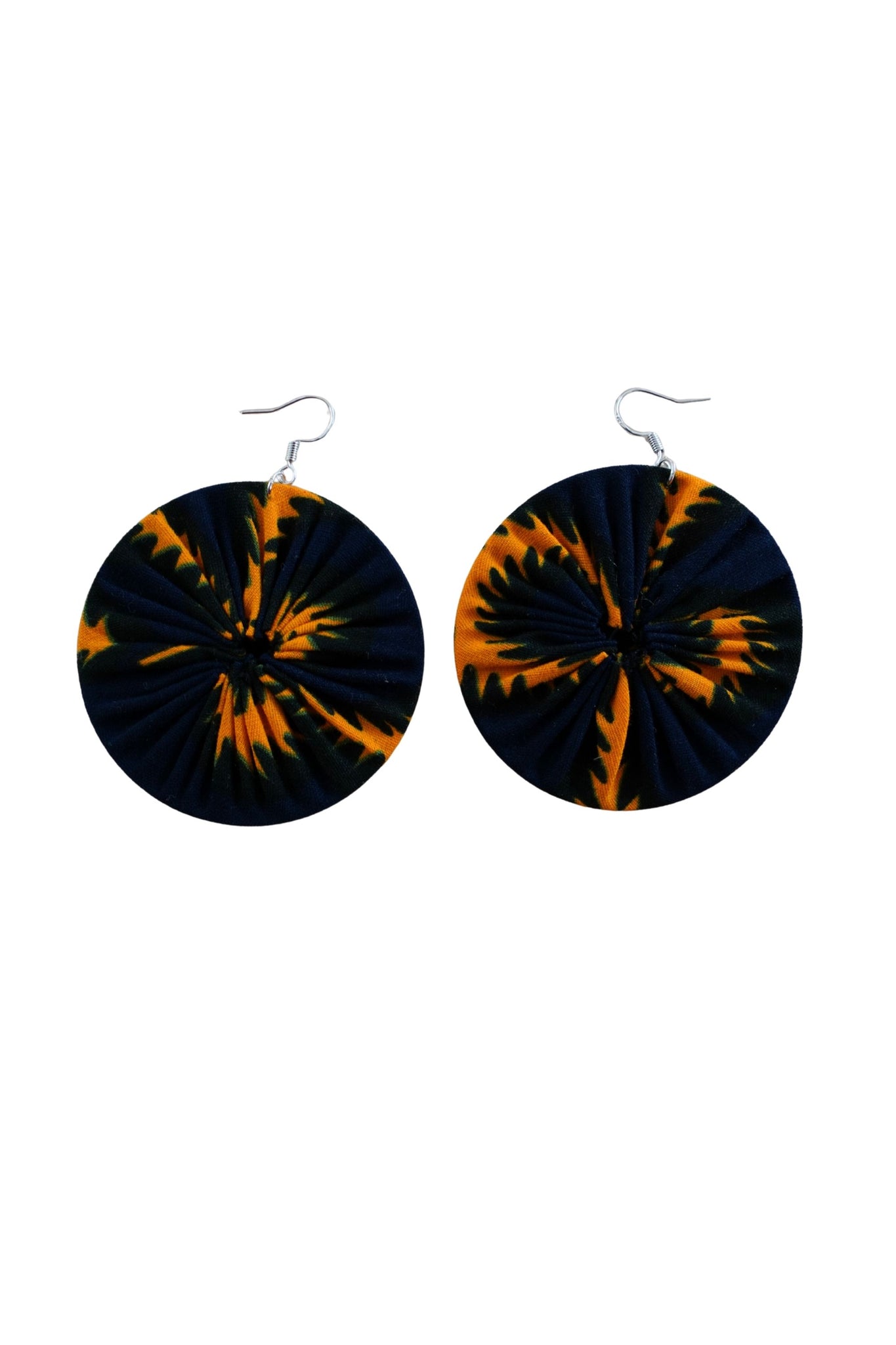 Earrings - 194 - African Ankara Wax Cotton Print