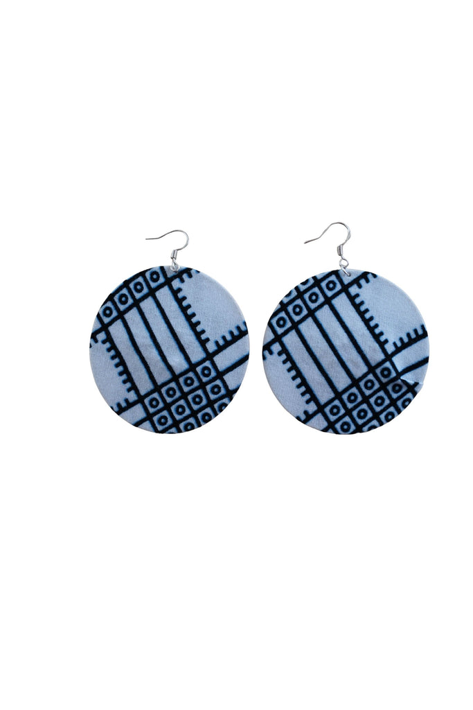 Earrings - 200 - African Ankara Wax Cotton Print