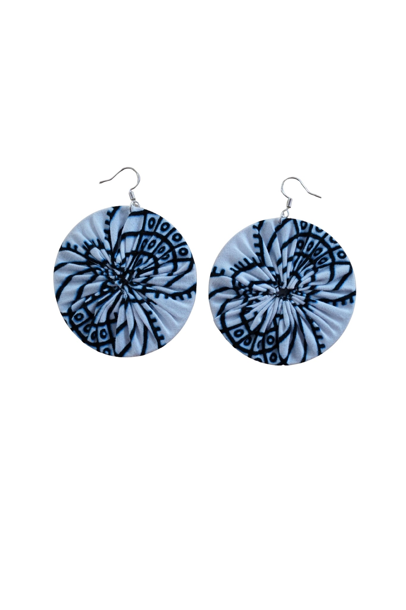 Earrings - 200 - African Ankara Wax Cotton Print