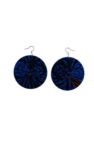 Earrings - 201 - African Ankara Wax Cotton Print