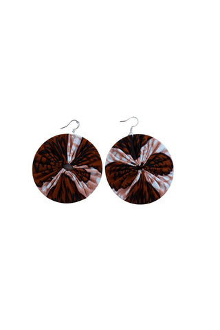 Earrings - 156 - African Ankara Wax Cotton Print