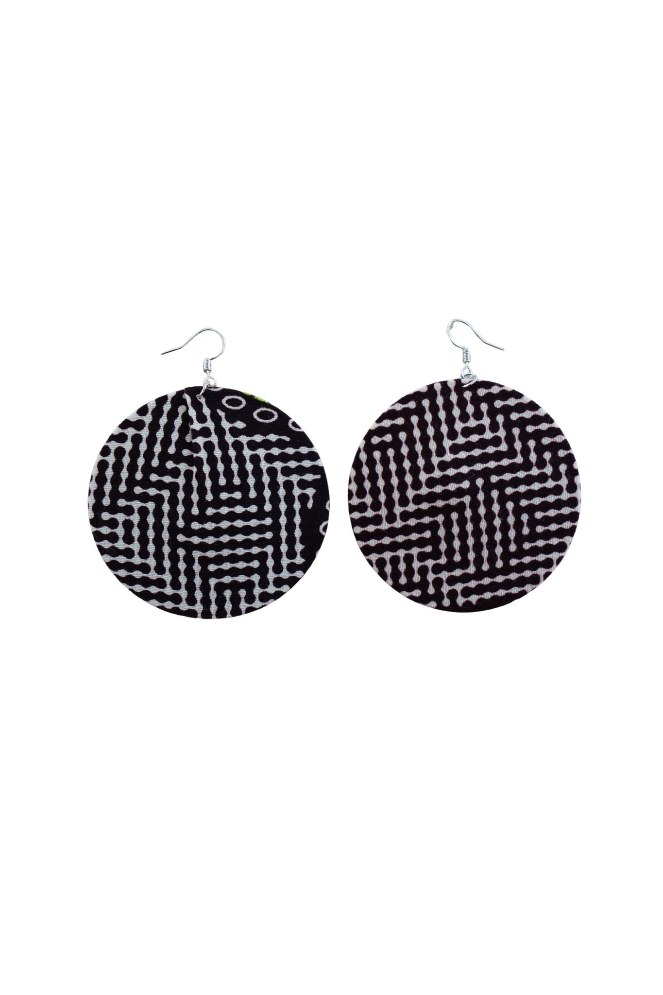 Earrings - 166 - African Ankara Wax Cotton Print