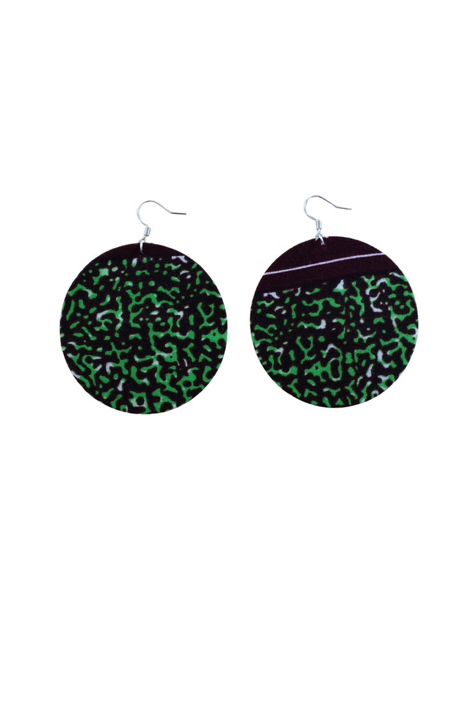 Earrings - 176 - African Ankara Wax Cotton Print