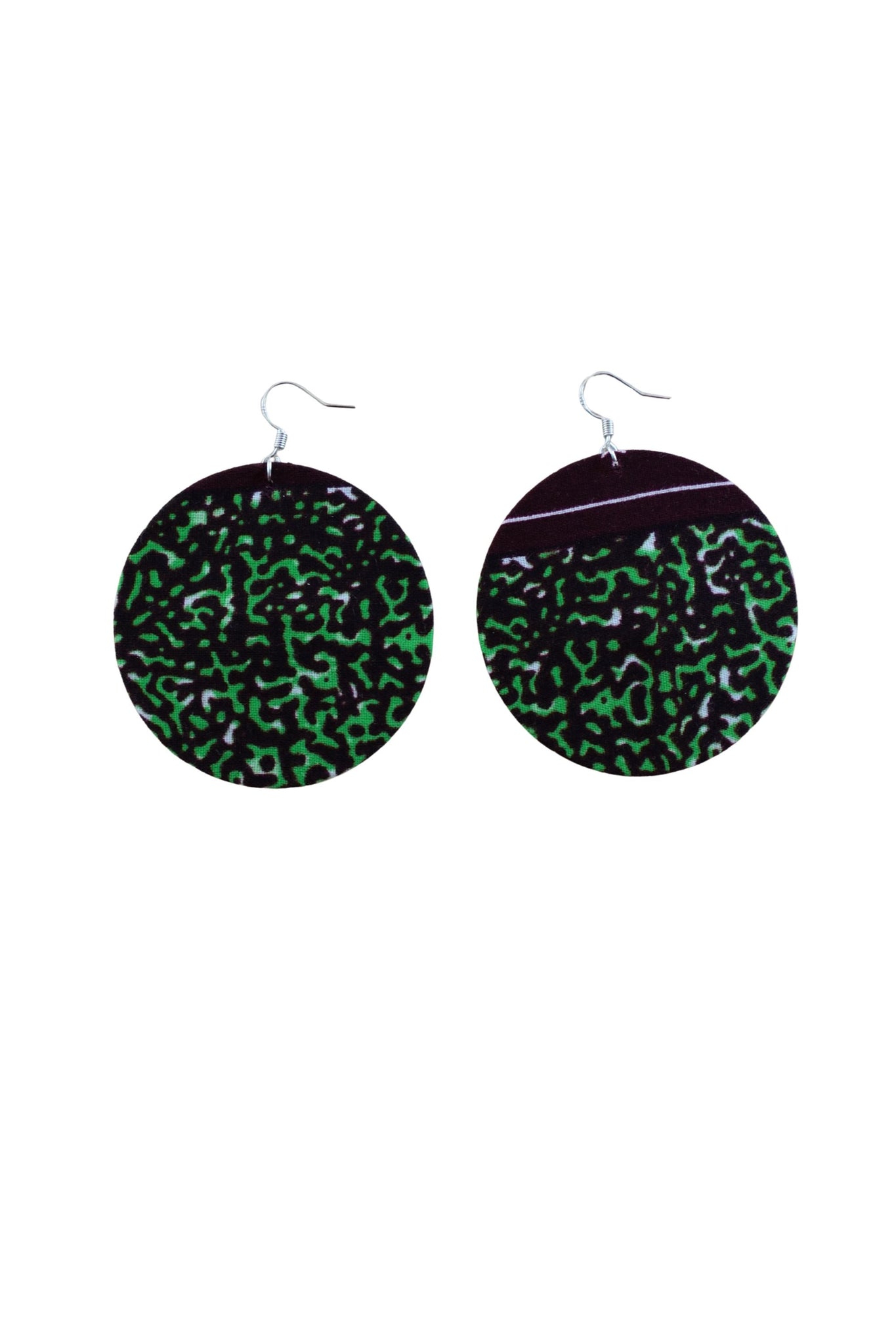 Earrings - 176 - African Ankara Wax Cotton Print