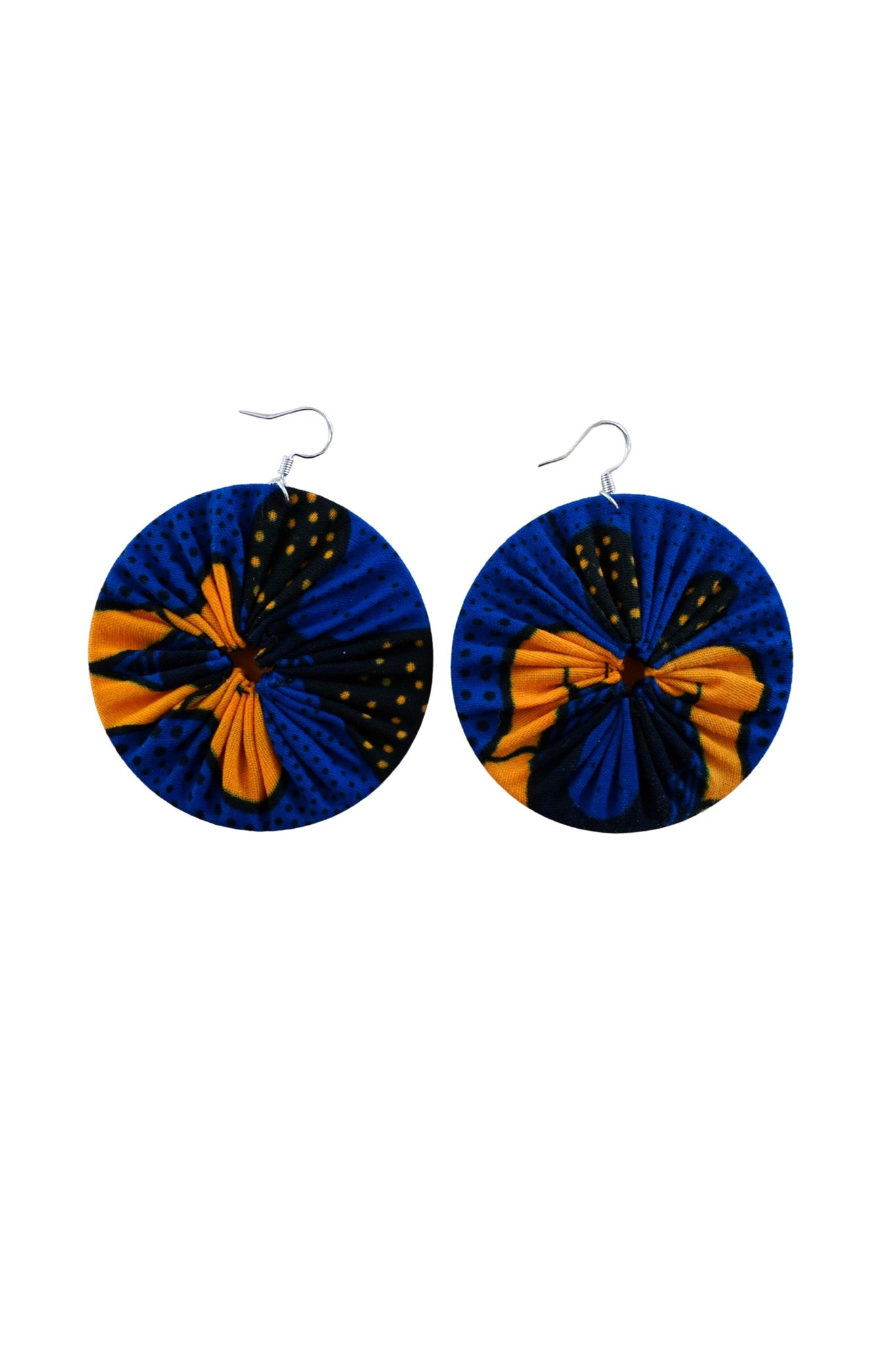 Earrings - 180 - African Ankara Wax Cotton Print