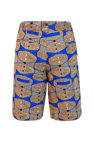 Kelechi Chino Unisex Shorts - Blue Highlife