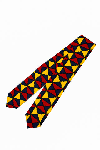 Yellow / Red / Blue Tie-Up Headband