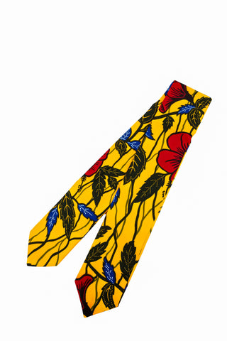 Yellow / Orange Tie-Up Headband