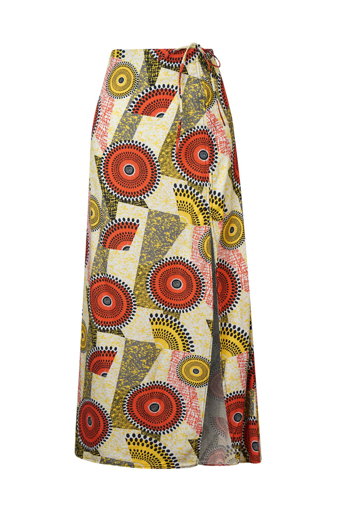 SS_Mirembe Slit Midi Skirt - Dreamy Mirage | #IMPERFECTLYPERFECT