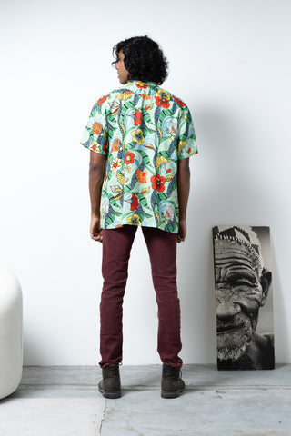 Zika Shirt - Green ASA HANA OA OG - TENCEL™ Lyocell