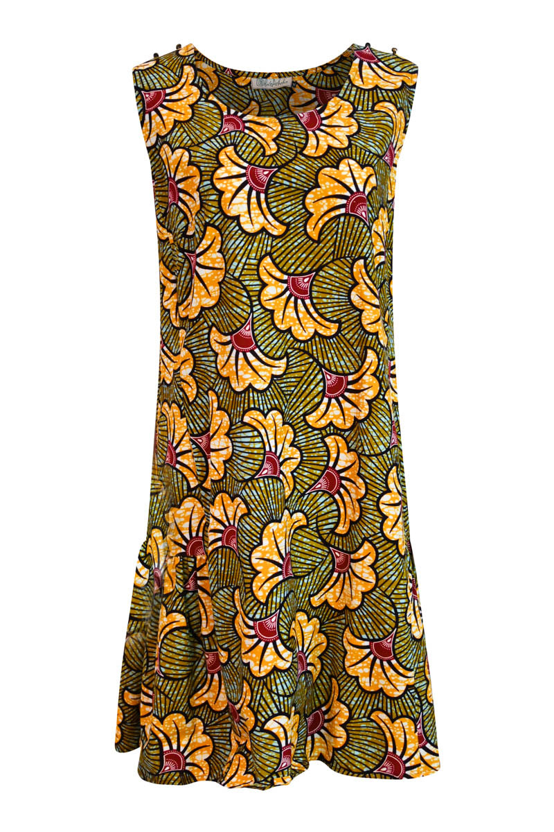 Sande Dress - Rolls Royce Print