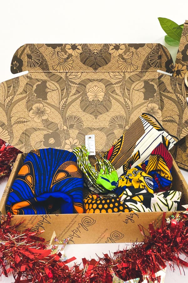 Mystery Gift Box OliveAnkara Ankara Wax Fabric