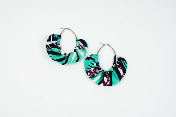 Earrings OliveAnkara Ankara Wax Print