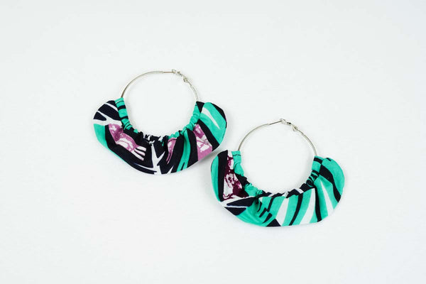 Earrings OliveAnkara Ankara Wax Print
