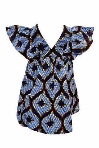 Rafi Dress Ankara Wax Printed fabric OliveAnkara